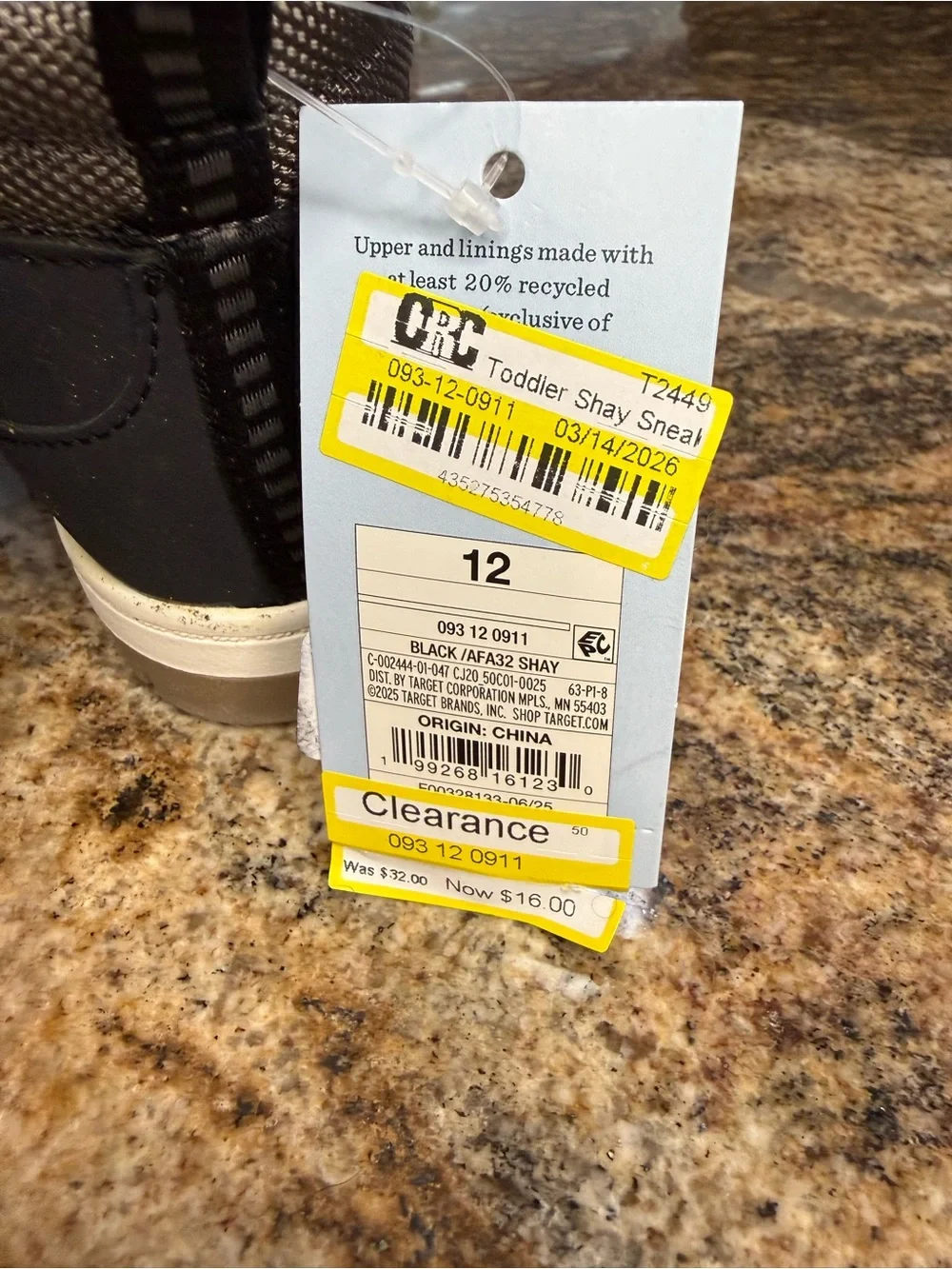 Cat & Jack sturdy high